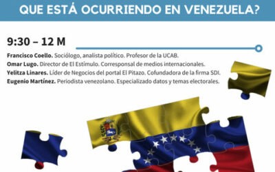 Qué hacemos Noticias y Eventos Ofertas de empleo Contigo es posible Contáctanos     Egresados UCAB Asiste al foro «Desinformación y fragmentación noticiosa ¿Cómo se arma el rompecabezas de lo que está ocurriendo en Venezuela?»